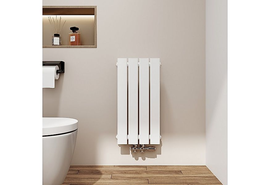 EMKE Heizkörper Anthrazit/Weiß Einlagig Flach Design Paneelheizkörper Breit günstig online kaufen