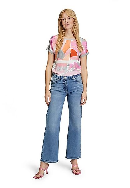 Betty Barclay Kurzarmshirt Betty Barclay Blusenshirt mit Aufdruck (1-tlg) M günstig online kaufen