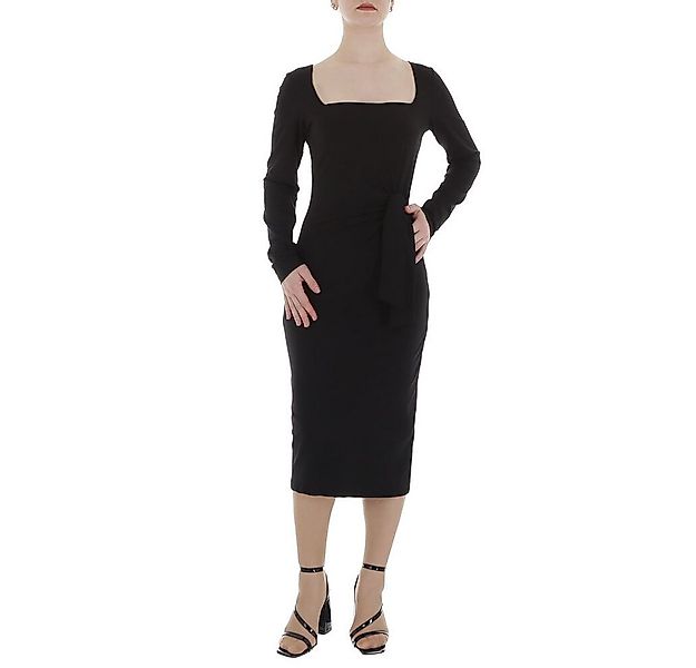 Ital-Design Wickelkleid Damen Elegant Pencil (86365207) Drapiert Stretch Ma günstig online kaufen