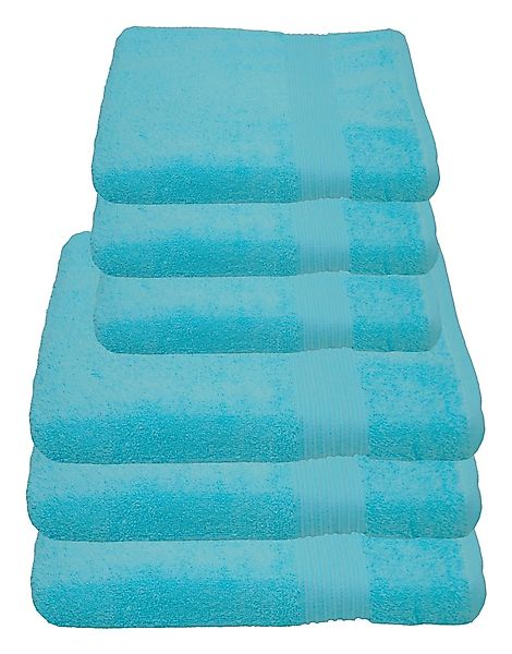 Julie Julsen Handtücher 6-Handtücher-Babyblau, Baumwolle (6-St) günstig online kaufen