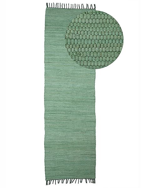 carpetfine Teppich "Kelim Chindi uni, auch als Läufer" rechteckig 5 mm Höhe günstig online kaufen