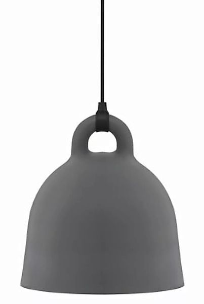 Pendelleuchte Bell metall grau groß - Normann Copenhagen - Grau günstig online kaufen