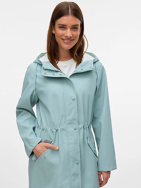 Vero Moda Regenjacke VMMALOU COATED JACKET Lederimitat günstig online kaufen