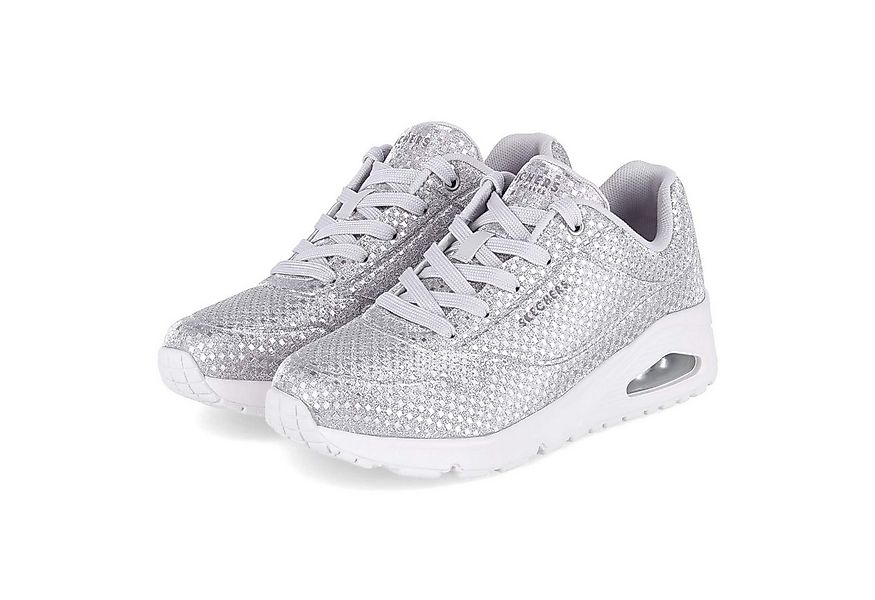 Skechers Skechers 177162 SIL Damen Synthetik silber/platin Schnürschuh günstig online kaufen