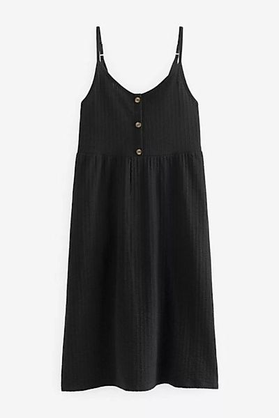 Next Sommerkleid Sommerkleid aus Baumwolle mit Trägern und Knöpfen (1-tlg) günstig online kaufen
