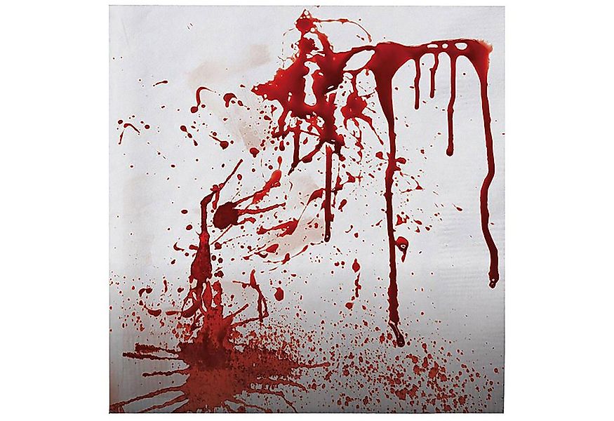 Funny Fashion Dekoobjekt 'Bloodlust' Halloween Servietten 30x30cm/20Stk. günstig online kaufen