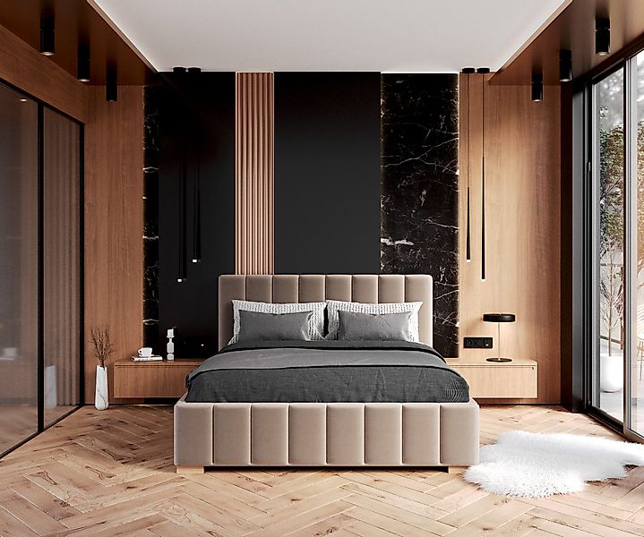 thematys Polsterbett Bett Stauraumbett Velours 90x200, 120x200, 140x200, 16 günstig online kaufen