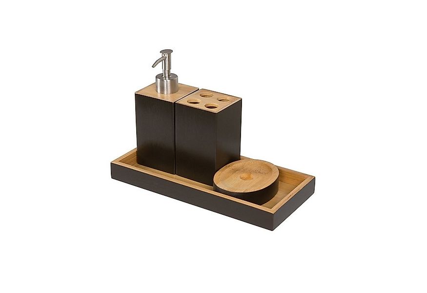 HTI-Line Seifenspender Badserie 4-teilig, (Set, 4-tlg., 1 Bad-Set), Seifens günstig online kaufen