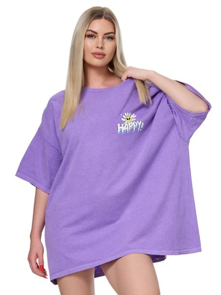 Worldclassca T-Shirt Worldclassca Oversized Print HAPPY günstig online kaufen