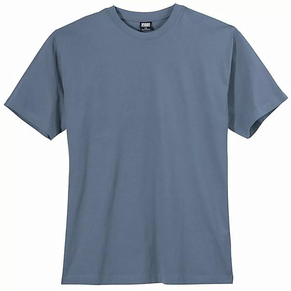 Urban Classics Plus Size Rundhalsshirt Große Größen Herren T-Shirt graublau günstig online kaufen