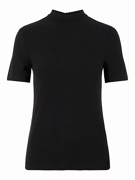 Pieces Kitte Kurzärmeliges T-shirt S Black günstig online kaufen