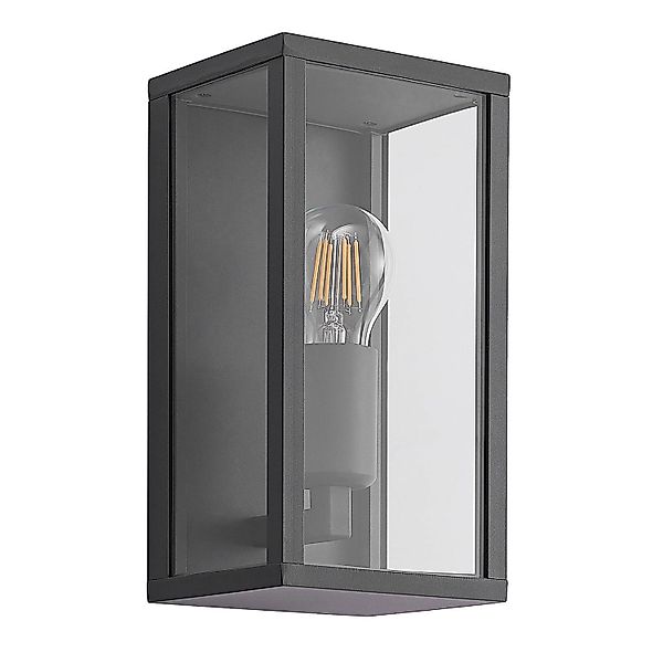 Lindby Wandleuchte Außen Peldar 9926023 Spritzwassergeschützt Modern in Sch günstig online kaufen