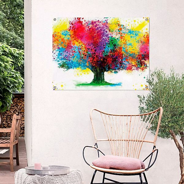 Reinders! Poster »Farbkleckse Baum« günstig online kaufen