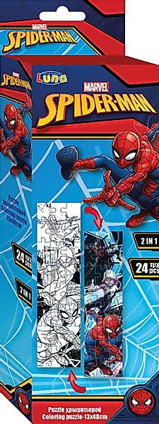 Diakakis Steckpuzzle 2in1 Puzzle Malpuzzle Spiderman günstig online kaufen