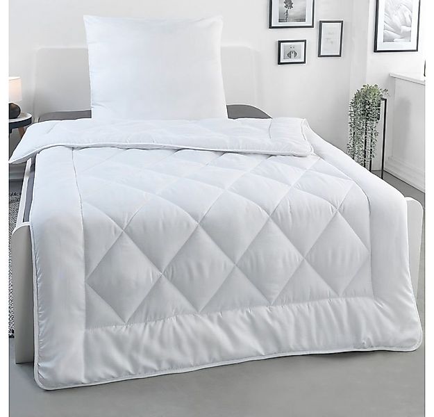 Malika Bettdecke + Kopfkissen 135x200 Bettdecken Set, Füllung: Polyester, G günstig online kaufen