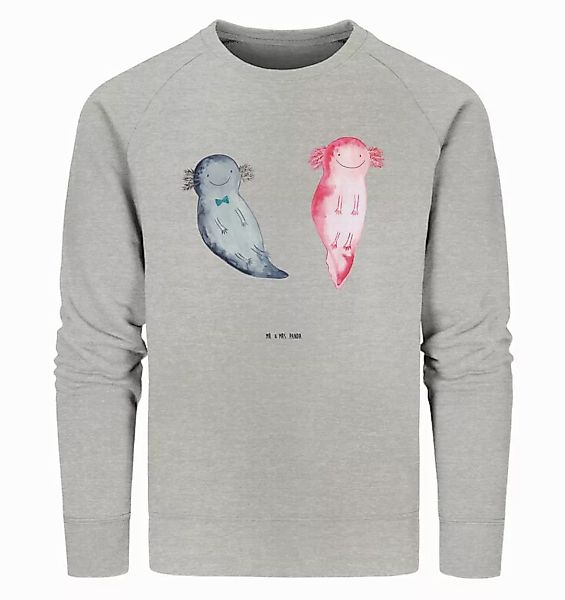 Mr. & Mrs. Panda Longpullover Axolotl Liebe Größe XL - Heather Grey - Gesch günstig online kaufen