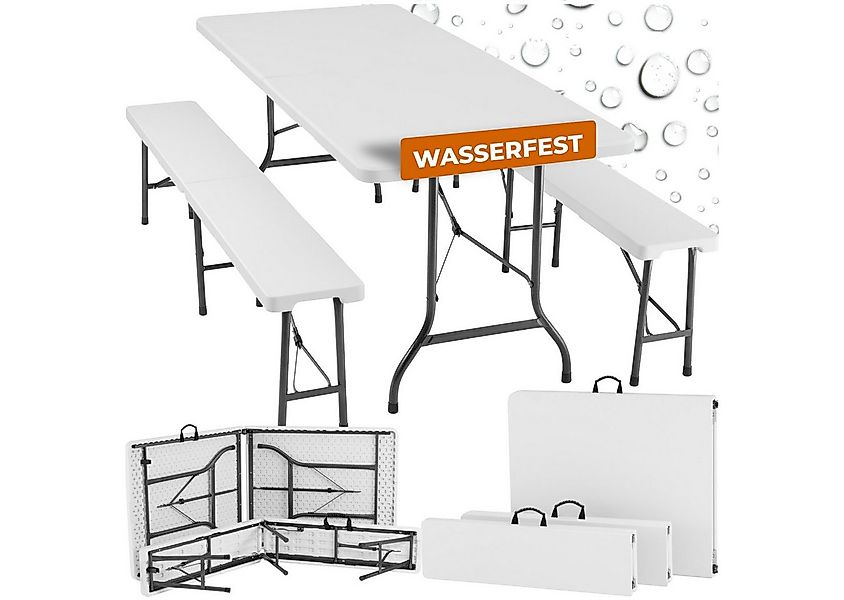tectake Campingtisch Panja (1-St., 3 tlg), Kompakte Campinggarnitur zum Zus günstig online kaufen