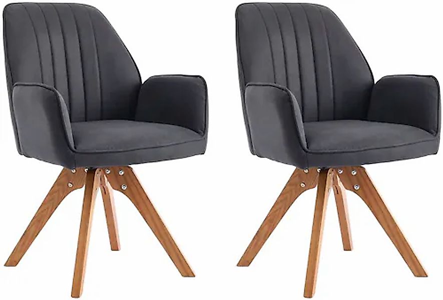 Home affaire Stuhl »Pollenca« (Set) 2 Stk. Microfaser tolle Optik günstig online kaufen