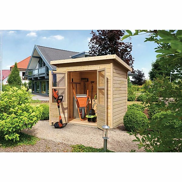 Karibu Gartenhaus Tony 2 B/H/T: ca. 242x220x214 cm günstig online kaufen