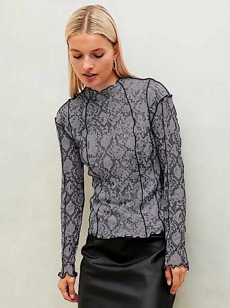 Inspirationen Langarmshirt "Mesh-Shirt", 1 Stk. günstig online kaufen