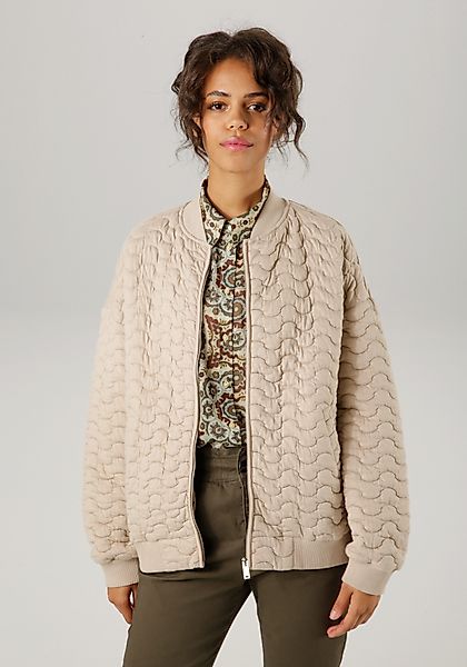 Aniston CASUAL Blouson mit wattierter, wellenförmiger günstig online kaufen