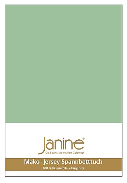 Janine Janine Spannbetttuch Mako-Feinjersey 5007 honiggold (73) Größe:  150 günstig online kaufen
