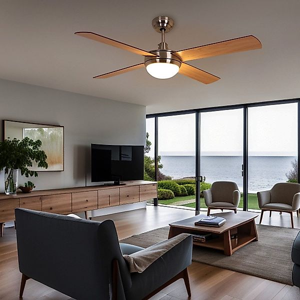 V-TAC Deckenventilator, Deckenventilator mit LED-Licht Fernbedienung günstig online kaufen