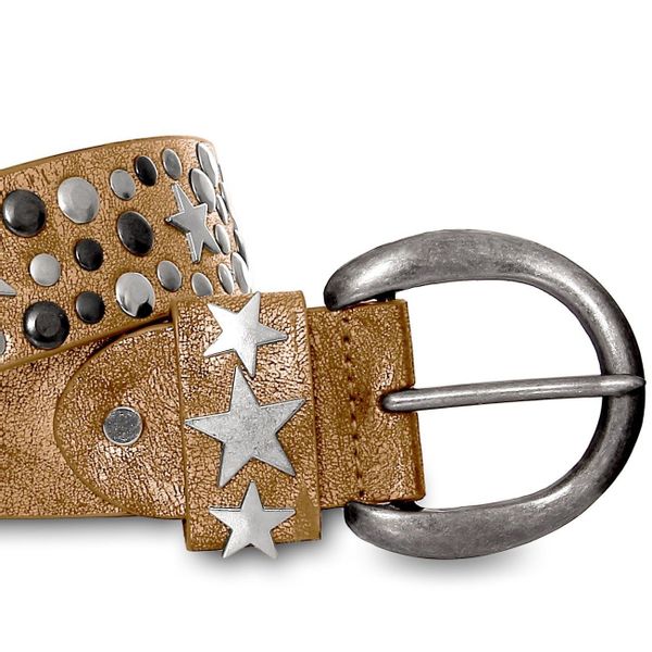 Caspar Nietengürtel GU249 Damen Vintage Nietengürtel günstig online kaufen