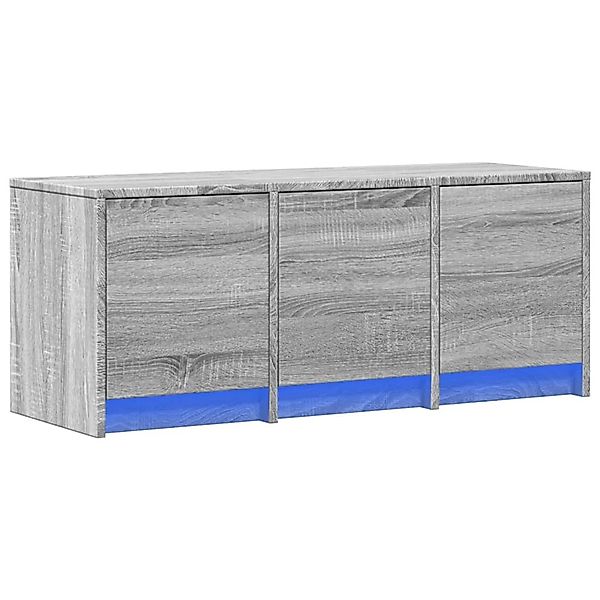 vidaXL TV-Schrank LED Grau Sonoma 97x34x40 cm Holzwerkstoff 852241 günstig online kaufen