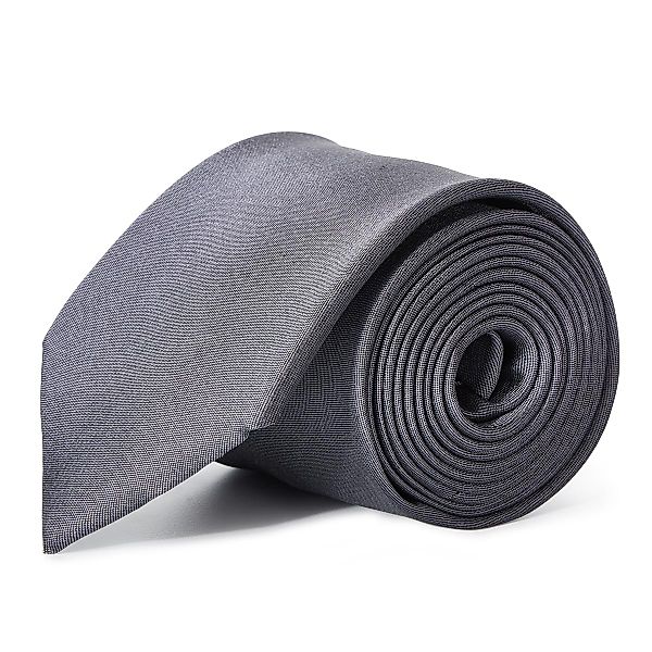 Pfundskerl Seidenkrawatte, extralang Farbe grau Größe: One Size günstig online kaufen