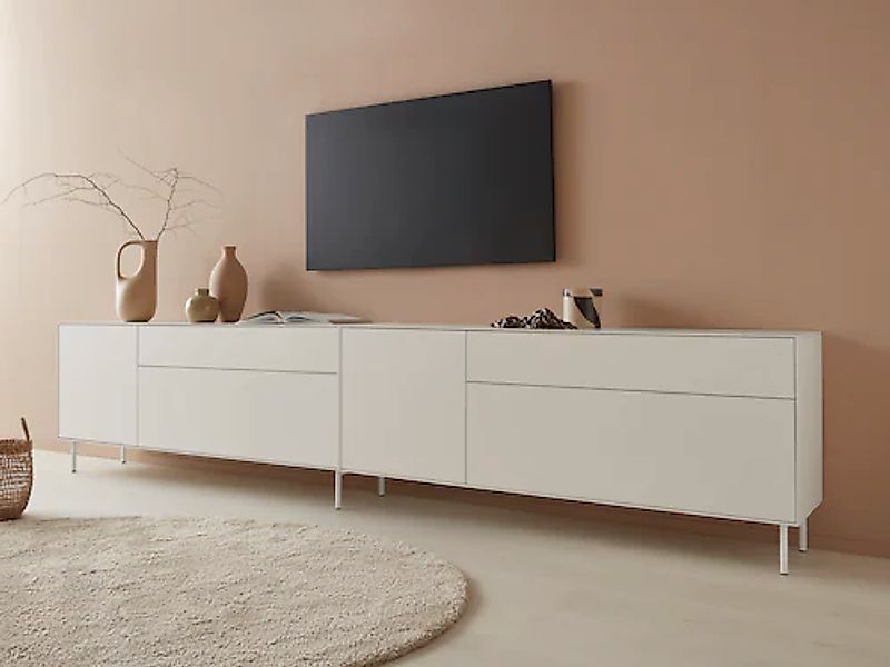 LeGer Home by Lena Gercke Lowboard »Essentials«, (2 St.), Breite: 334cm, MD günstig online kaufen