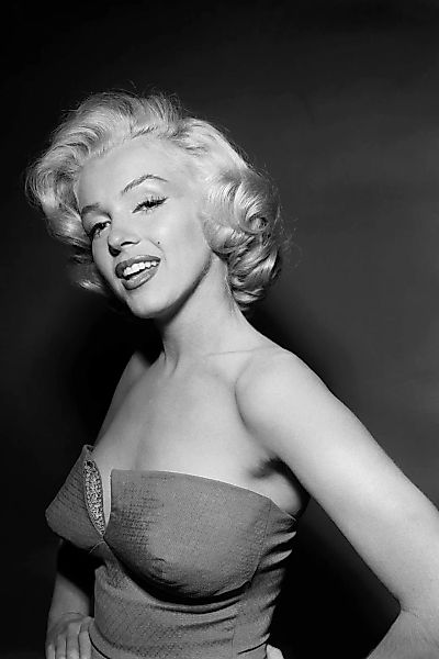 queence Acrylglasbild "Marilyn Monroe", Schwarz-Weiß-Frau-Stars günstig online kaufen
