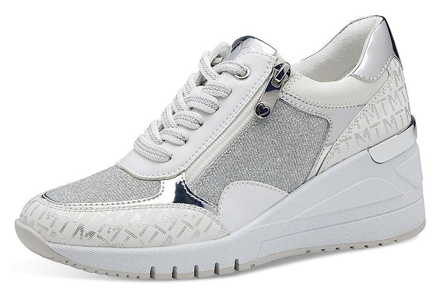 MARCO TOZZI Keilsneaker, Freizeitschuh, Halbschuh, Schnürschuh günstig online kaufen