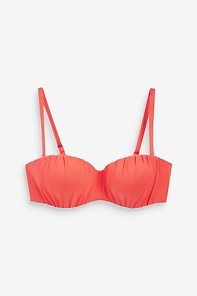 Next Bandeau-Bikini-Top Formendes, gerafftes Bikinioberteil mit günstig online kaufen