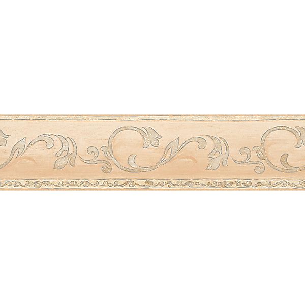 Bricoflor Mediterrane Tapetenbordüre mit Ornament in Beige Terracotta Küche günstig online kaufen