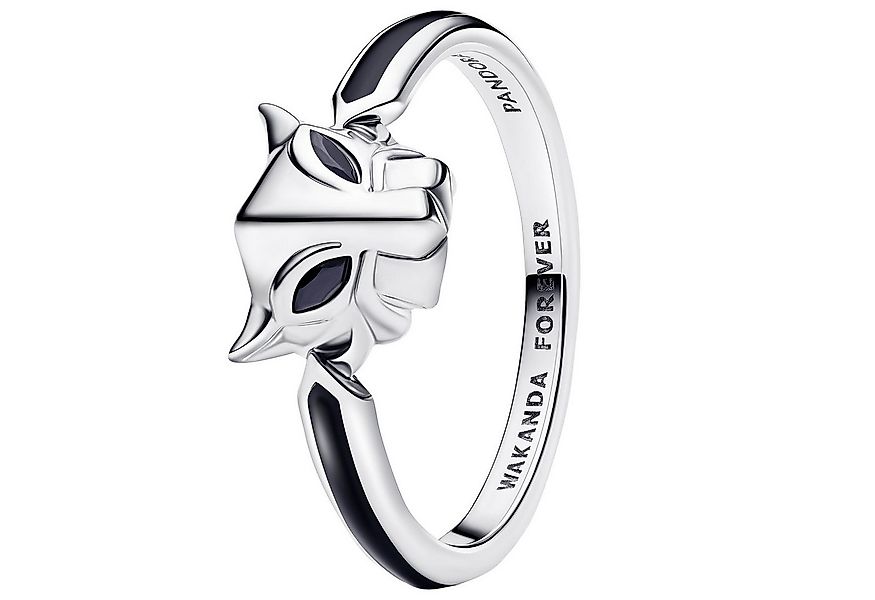 Pandora Silberring Damen-Ring Marvel Schwarzer Panther Silber günstig online kaufen