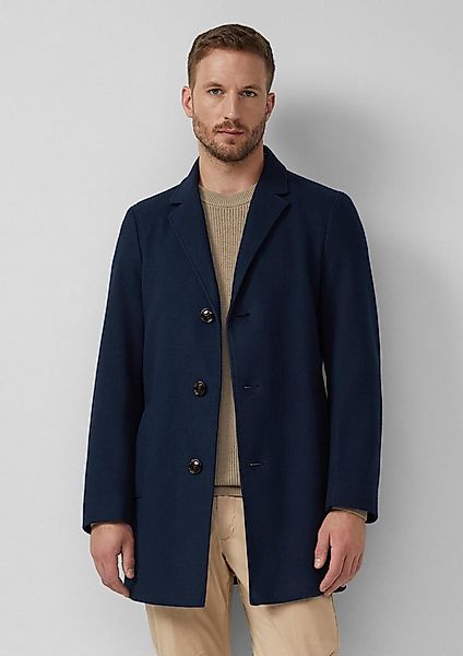 s.Oliver Funktionsmantel Outdoor-Mantel Stretch-Mantel in Woll-Optik günstig online kaufen