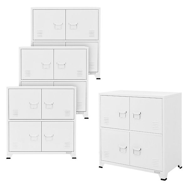 ML-DESIGN Aktenschrank Metallschrank mit Schubladen freistehender günstig online kaufen