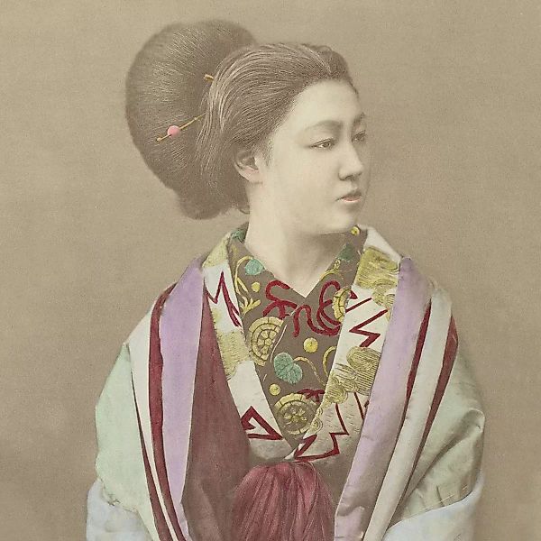Wandkraft | Wanddekoration Frau im Kimono günstig online kaufen