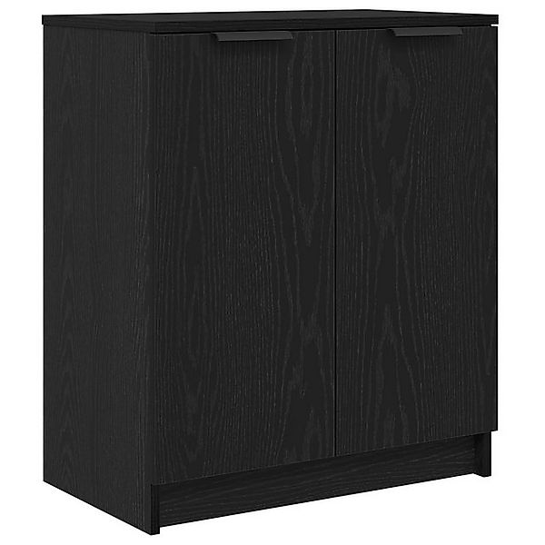 vidaXL Schuhschrank Schuhschrank Schwarz Eiche 59x35x70 cm Holzwerkstoff (1 günstig online kaufen