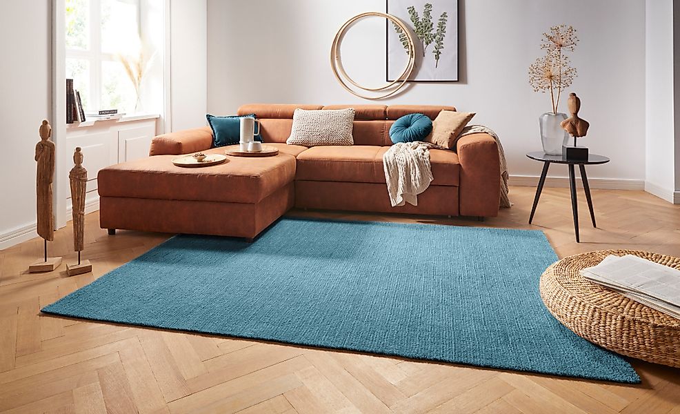 HANSE Home Teppich "Supersoft" rechteckig 10 mm Höhe Kurzflor, Läufer Moder günstig online kaufen