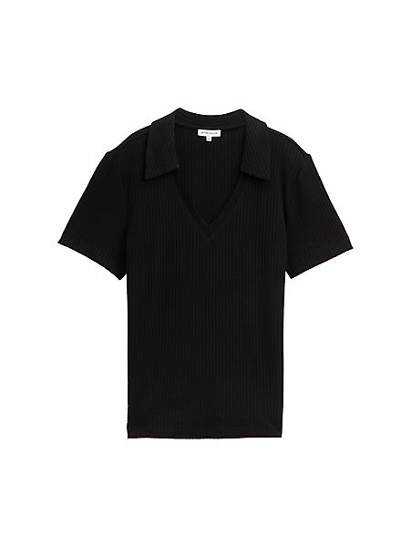 TOM TAILOR T-Shirt T-Shirt in Polo-Optik günstig online kaufen
