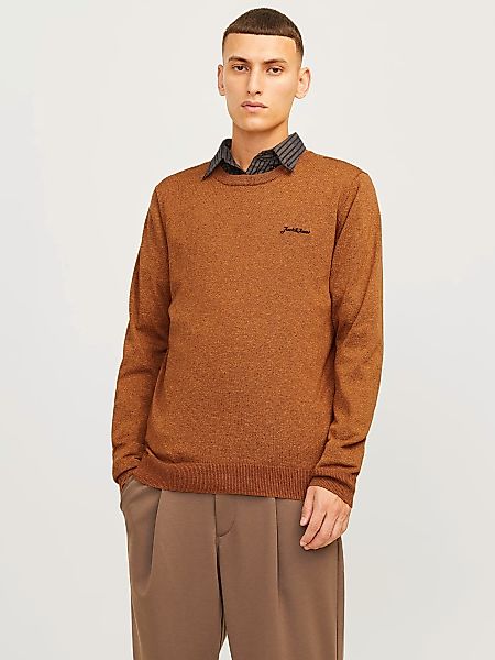 Jack & Jones Rundhalspullover "JJBRAD KNIT CREW NECK AW24" günstig online kaufen