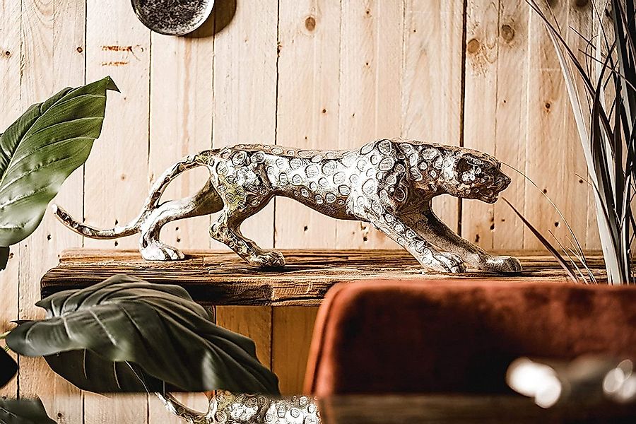MichaelNoll Dekofigur Leopard Raubkatze Dekofigur Aluminium günstig online kaufen