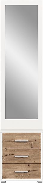 Home affaire Kompaktgarderobe "Morrea, Höhe 190 cm, 3 Schubkästen, 3 Haken, günstig online kaufen