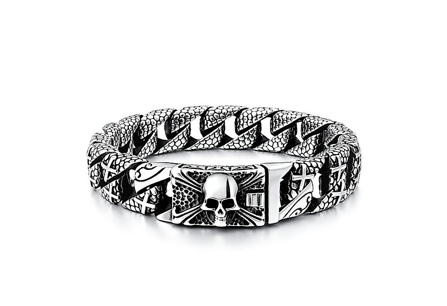 UNIQAL.de Edelstahlarmband Panzerarmband Herren "HALL OF VALHALA" Edelstahl günstig online kaufen