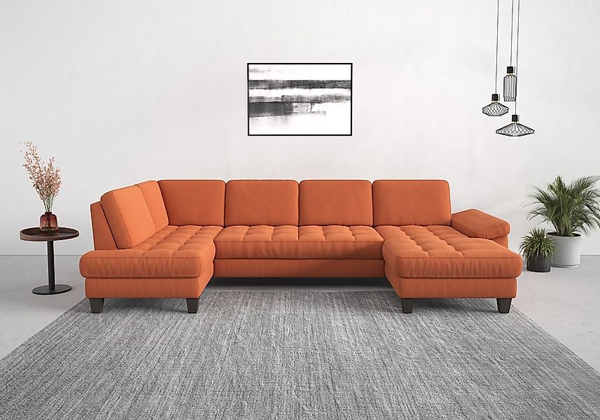 sit&more Wohnlandschaft "Westham U-Form" wahlweise mit Bettfunktion, Bettka günstig online kaufen