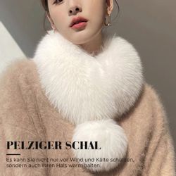 Refttenw Schal Einfarbiger Plüschschal, warmer Winterschal,Modeschal günstig online kaufen