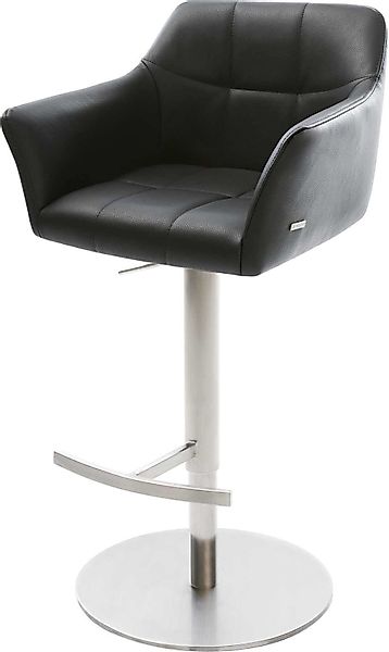 DELIFE Barhocker Yulo-Flex, Drehfuß höhenverstellbar Edelstahl günstig online kaufen