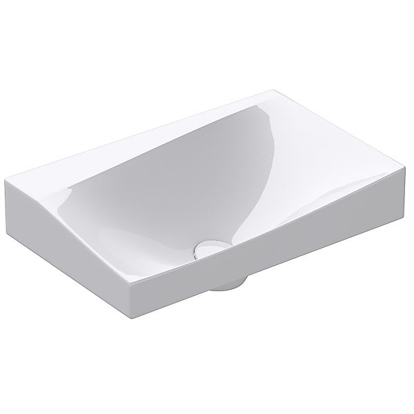 Mai & Mai Aufsatzwaschbecken Hänge-Waschbecken Weiß günstig online kaufen